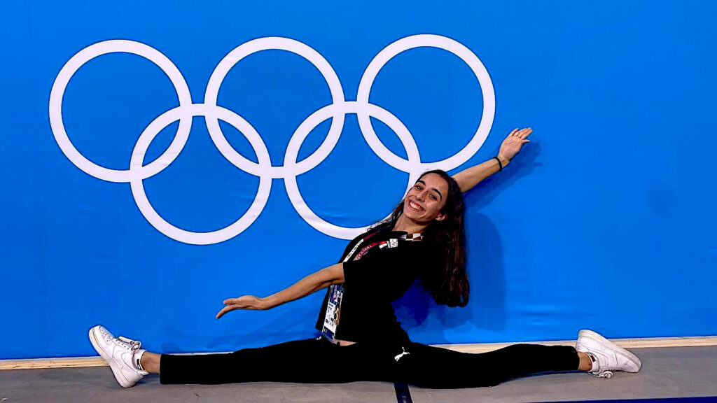 rhythmic gymnastics in Enschede training 